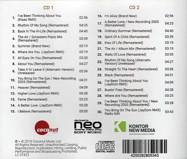 Londonbeat  30 Years (The New Best Of Album).- 2019.- FLAC
