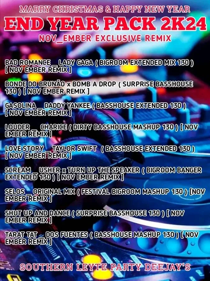 DJ NOV EMBER YEAR END PACK 2024