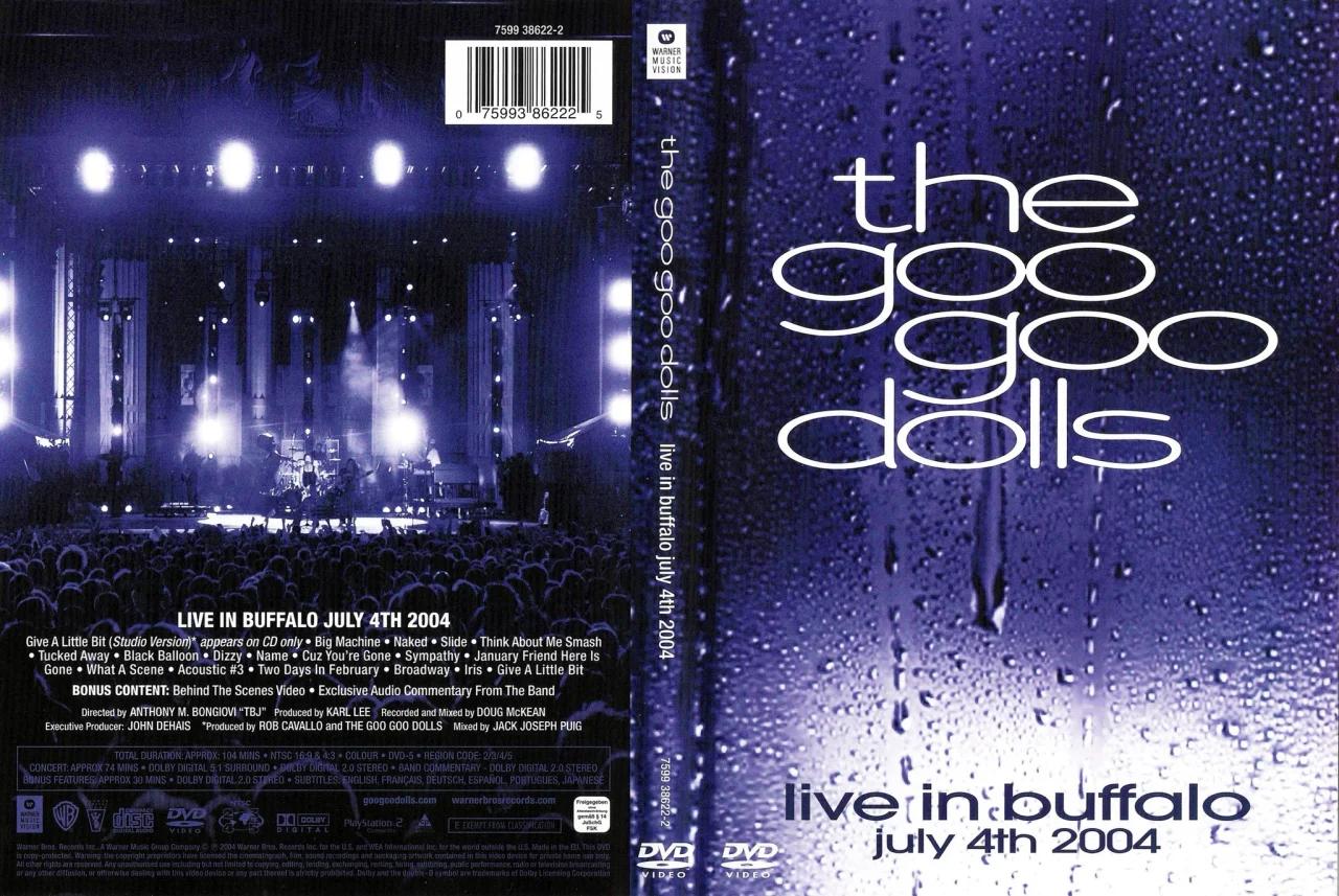 Goo Goo Dolls - Live in Buffalo - DVD audio WAV - AC3 2ch & 6ch.