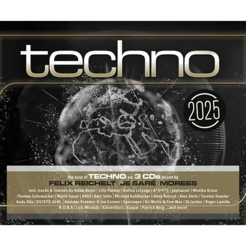 Techno 2025 (3CD) (2024) Mp3 320kbps