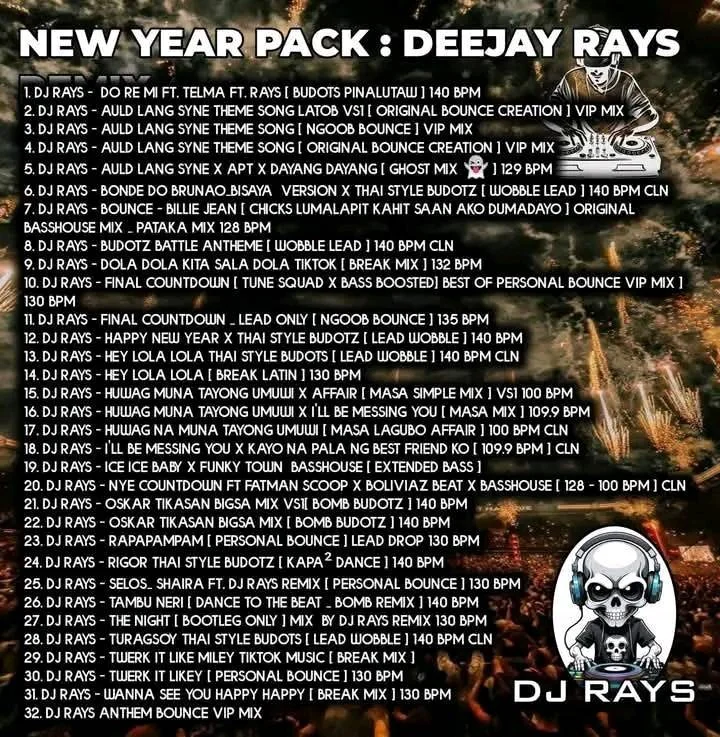 DJ RAYS NEW YEAR PACK 2024