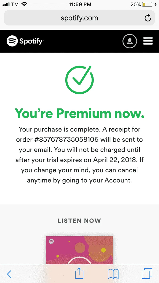 Share kulang, spotify
