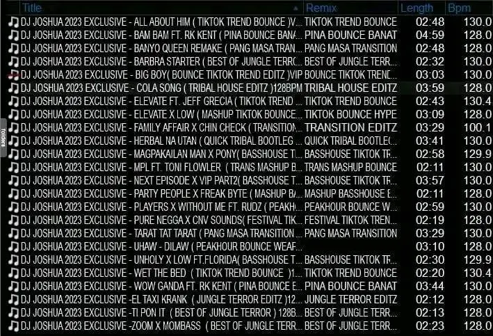 DJ JOSHUA COLLECTION