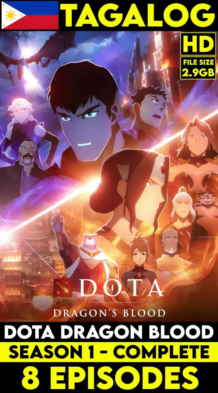 Dota2 Anime Dragon Blood Tagalog Dubbed Complete S1 (Closed)