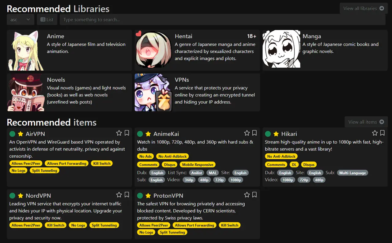 FREE FOR ALL - Anime the library
