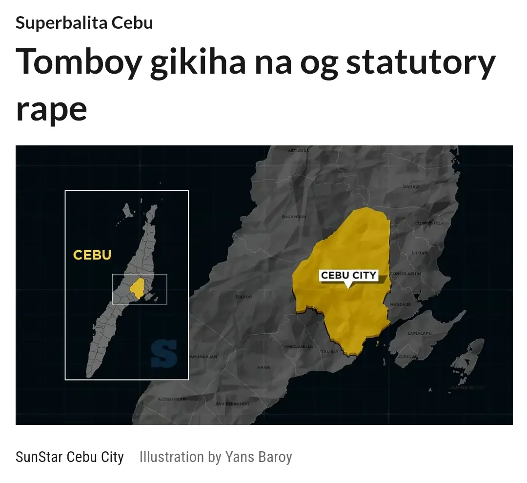 Tomboy Kinasohan ng Statutory Rape