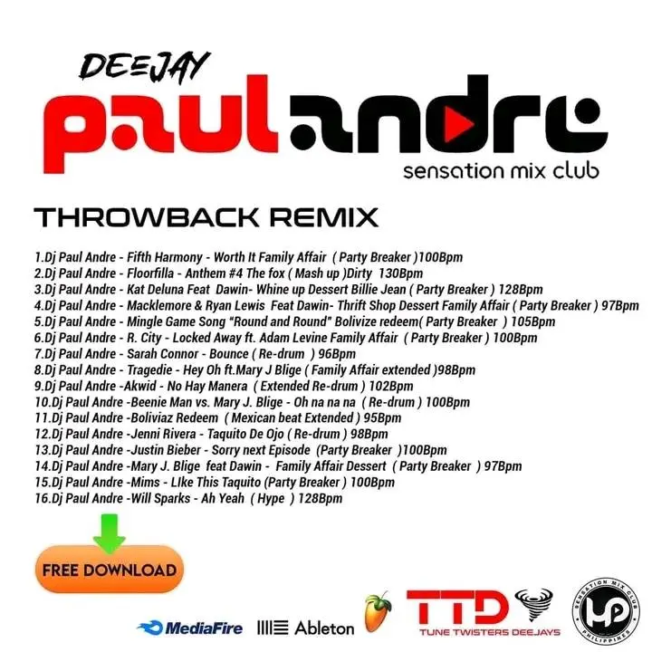 DJ PAUL ANDRE THROWBACK REMIX