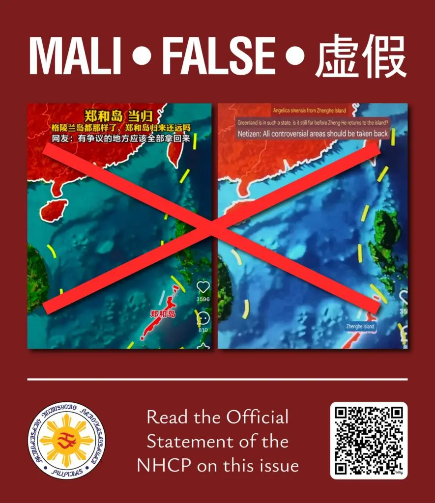 Philippines Denies China's Claim on Palawan as 'Zheng He Island'