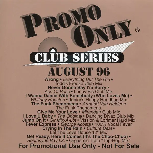 Club Series August 1996 (1996) [Promo Only - AUG96CLUB, US] [CD-FLAC]