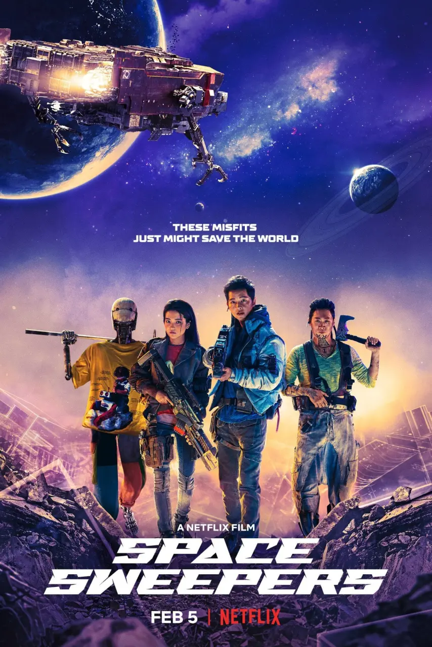 Space Sweepers (2021) KOREAN 1080p WEB-DL x265 | English Sub | Pahe