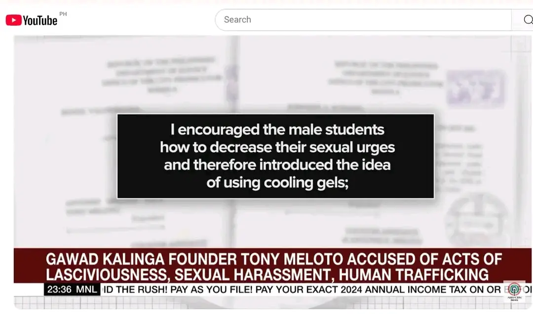 Touching Allegations