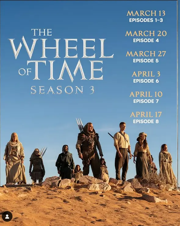 Complete | Wheel of Time Season 3 | 720p 10bit WEBRip | TeraBox