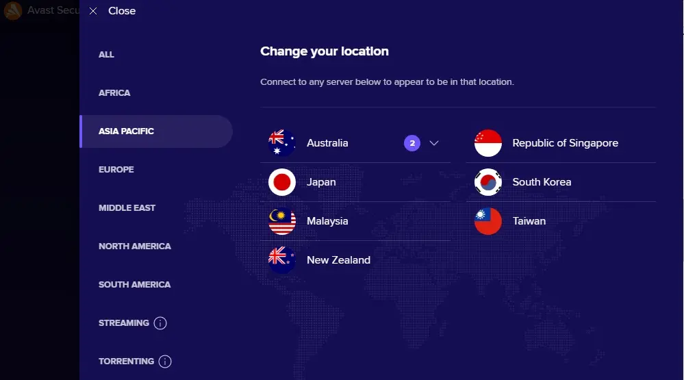 Avast SecureLine VPN Asia Pacific.webp