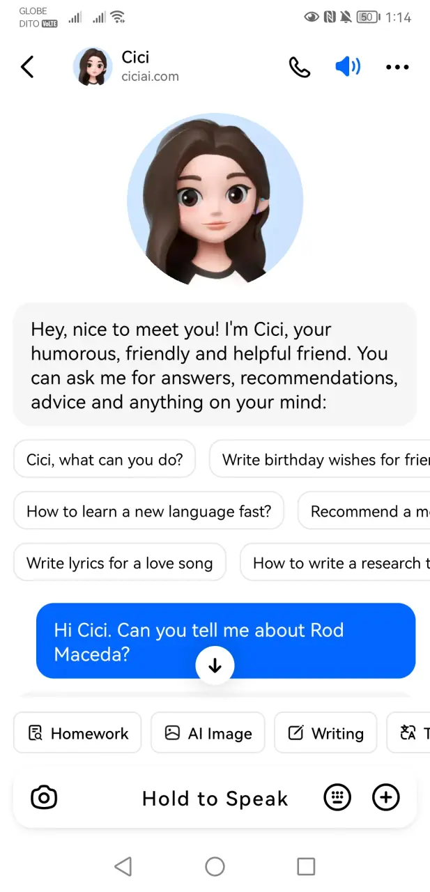 Cici AI on Rod Maceda page 1.webp