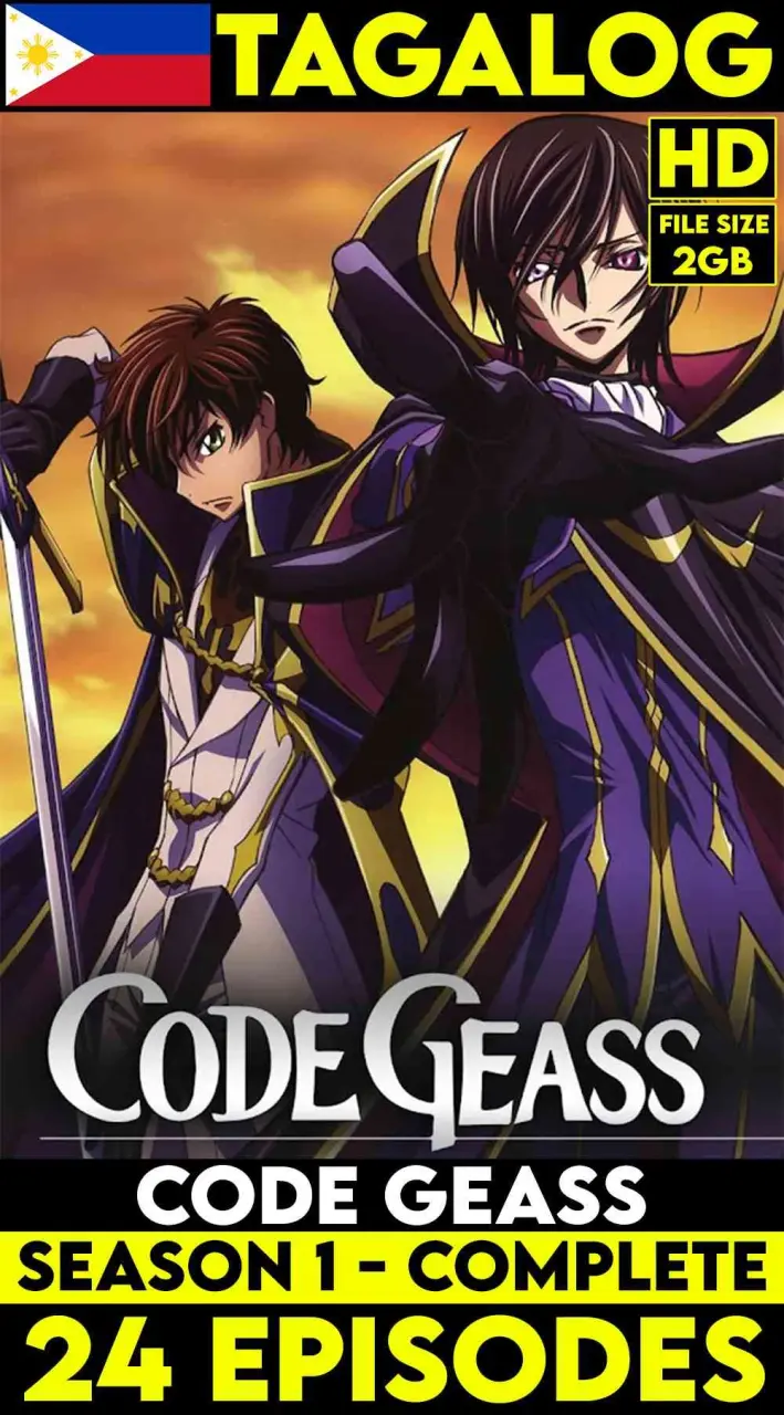 -Mediafire- Code Geass tagalog dub anime complete episode S1 & S2