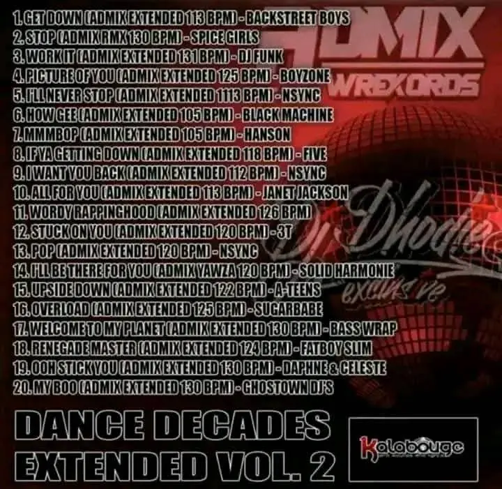 DJ's DANCE DECADES EXTENDED VOL.2