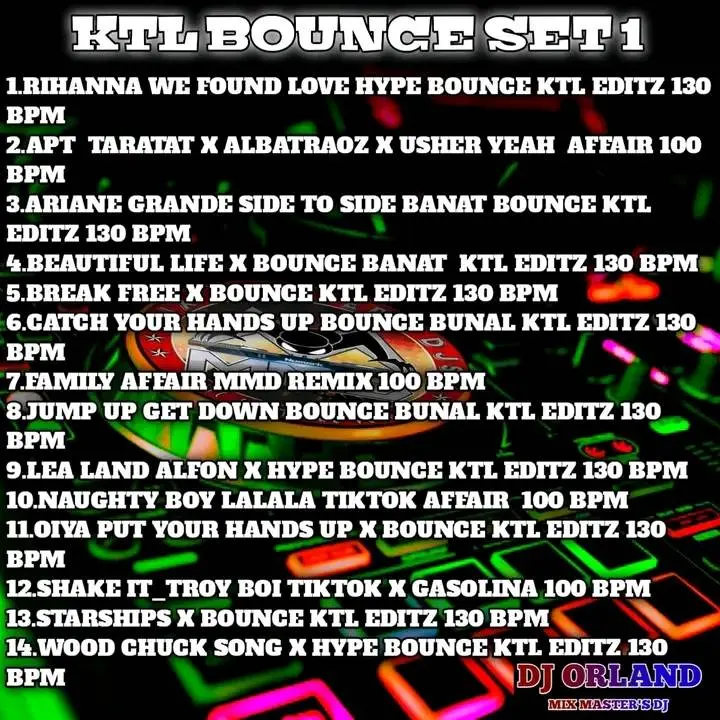 DJ ORLAND KTL BOUNCE SET 1