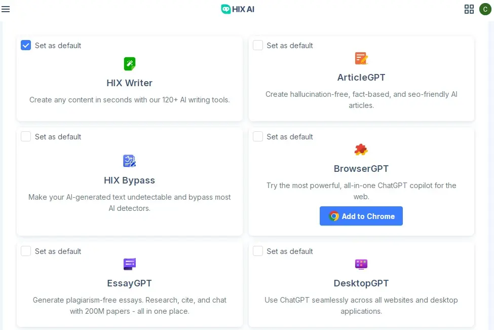 Hix AI Features.webp