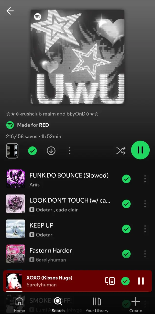 UwU | Spotify Playlist