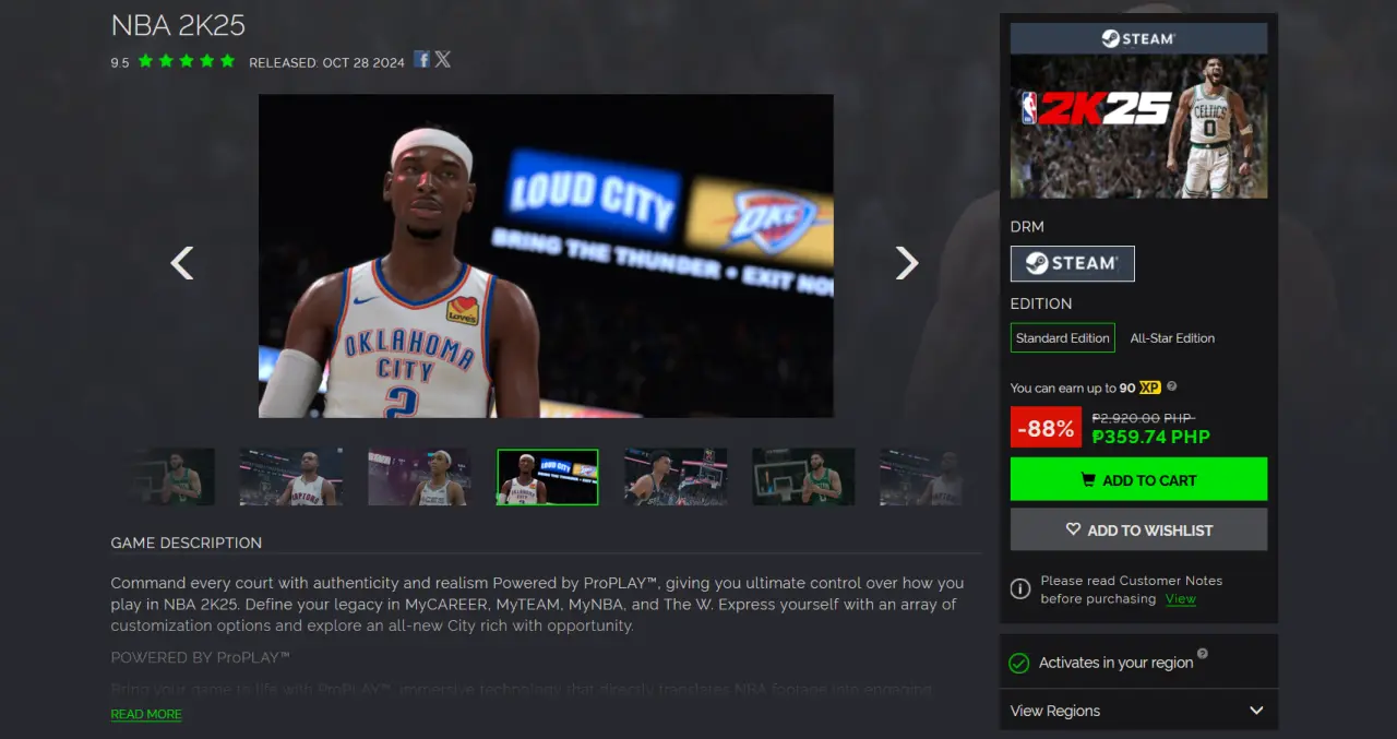 NBA 2k25 Sale.webp