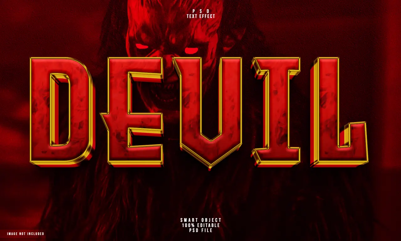 Devil 3D editable text effect.webp