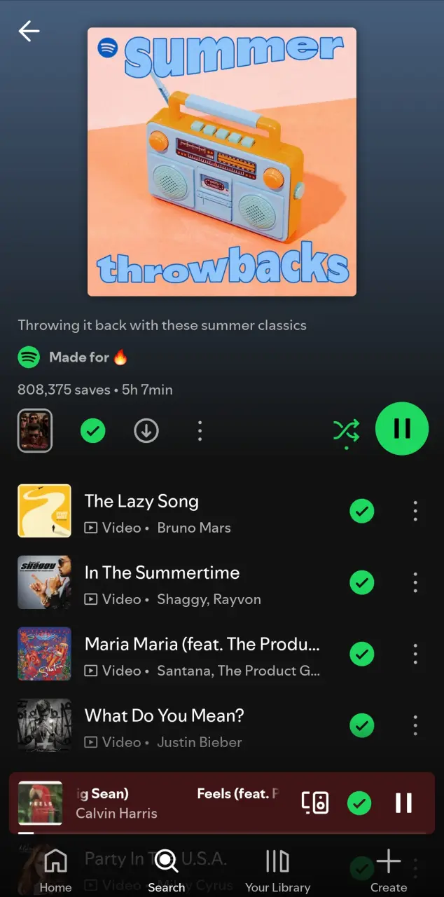 Summer Throwbacks | Spotify