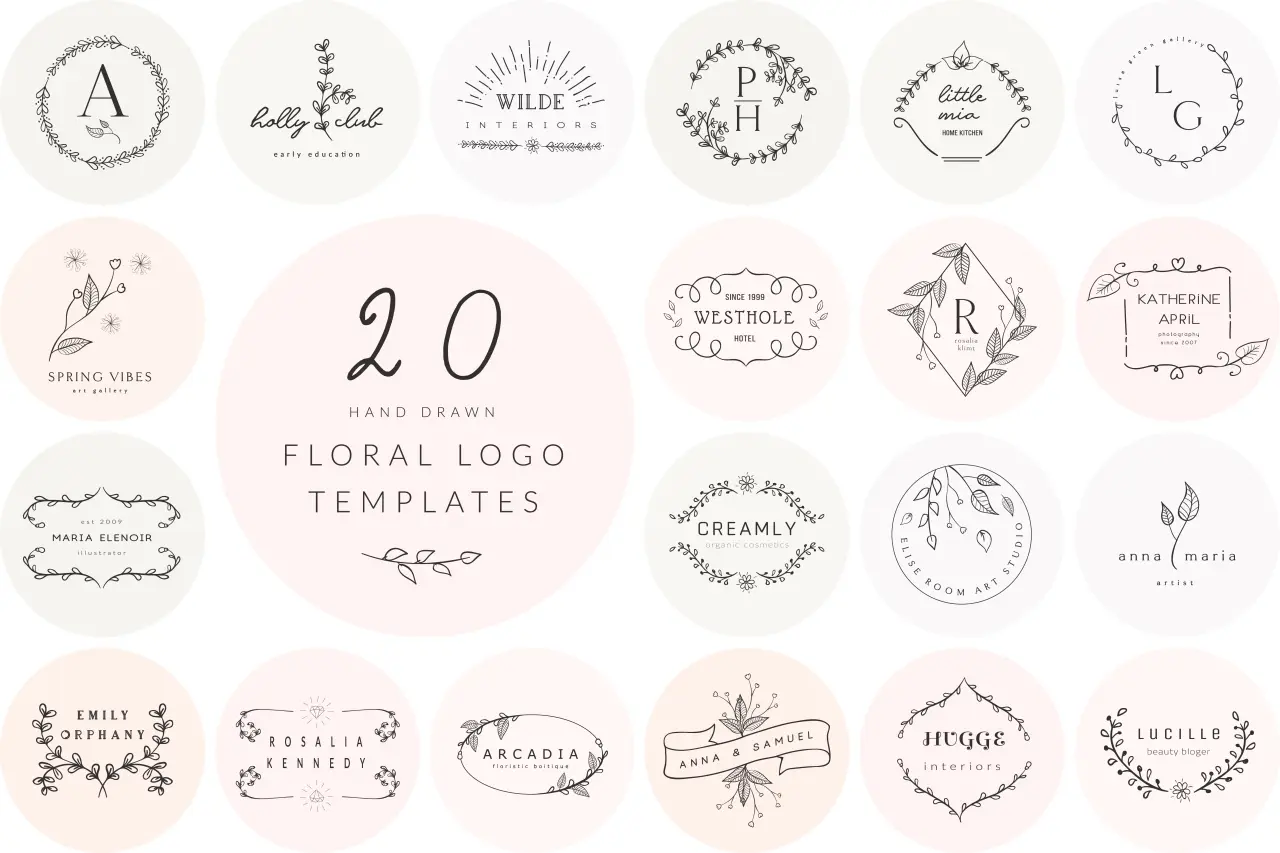 floral-doodles-logo-set.webp