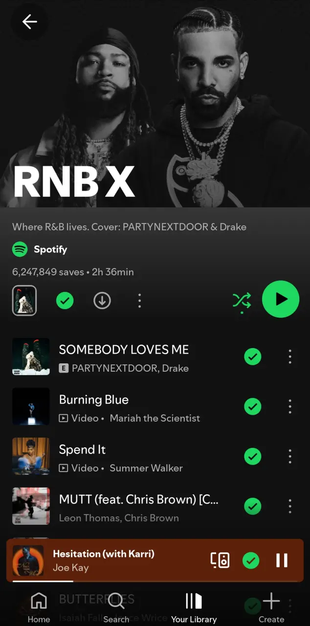 RNB X | Spotify