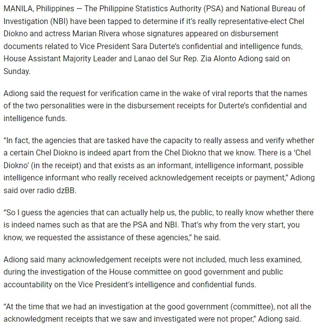 chel-diokno-marian-rivera-vp-confidential-fund-recipients-psa-checking p2.webp
