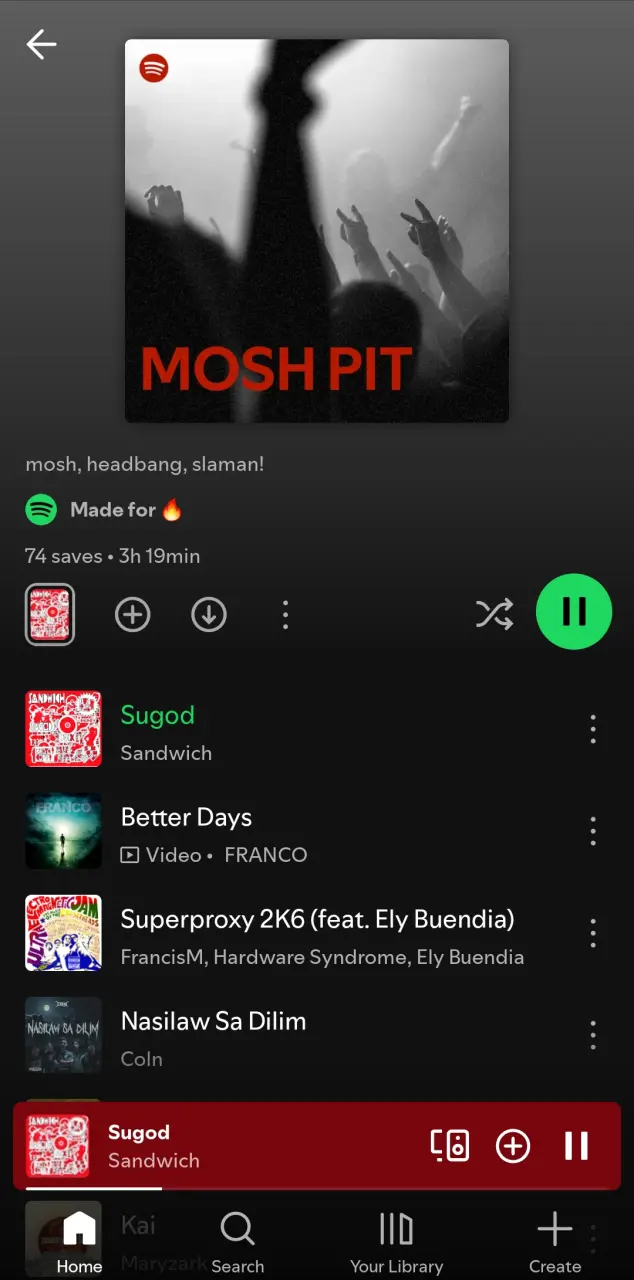 MOSH PIT | Spotify