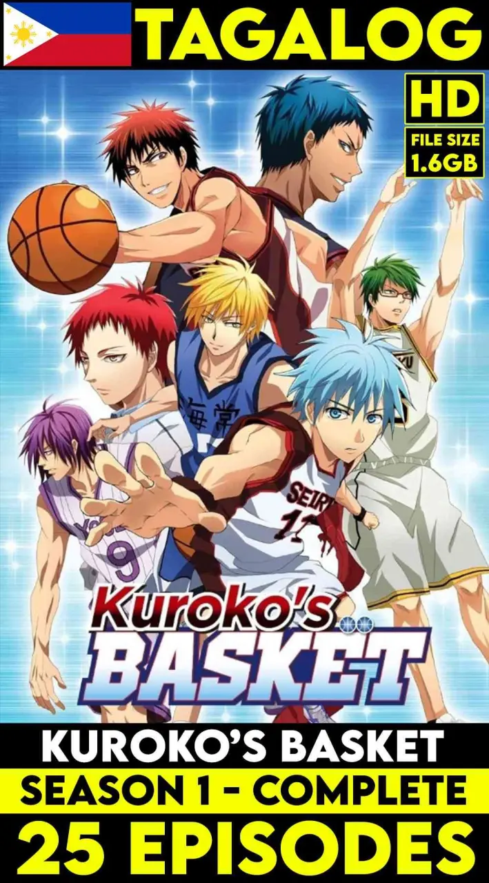 -Mediafire- Kuroko's Basketball S1-S3 Tagalog dub