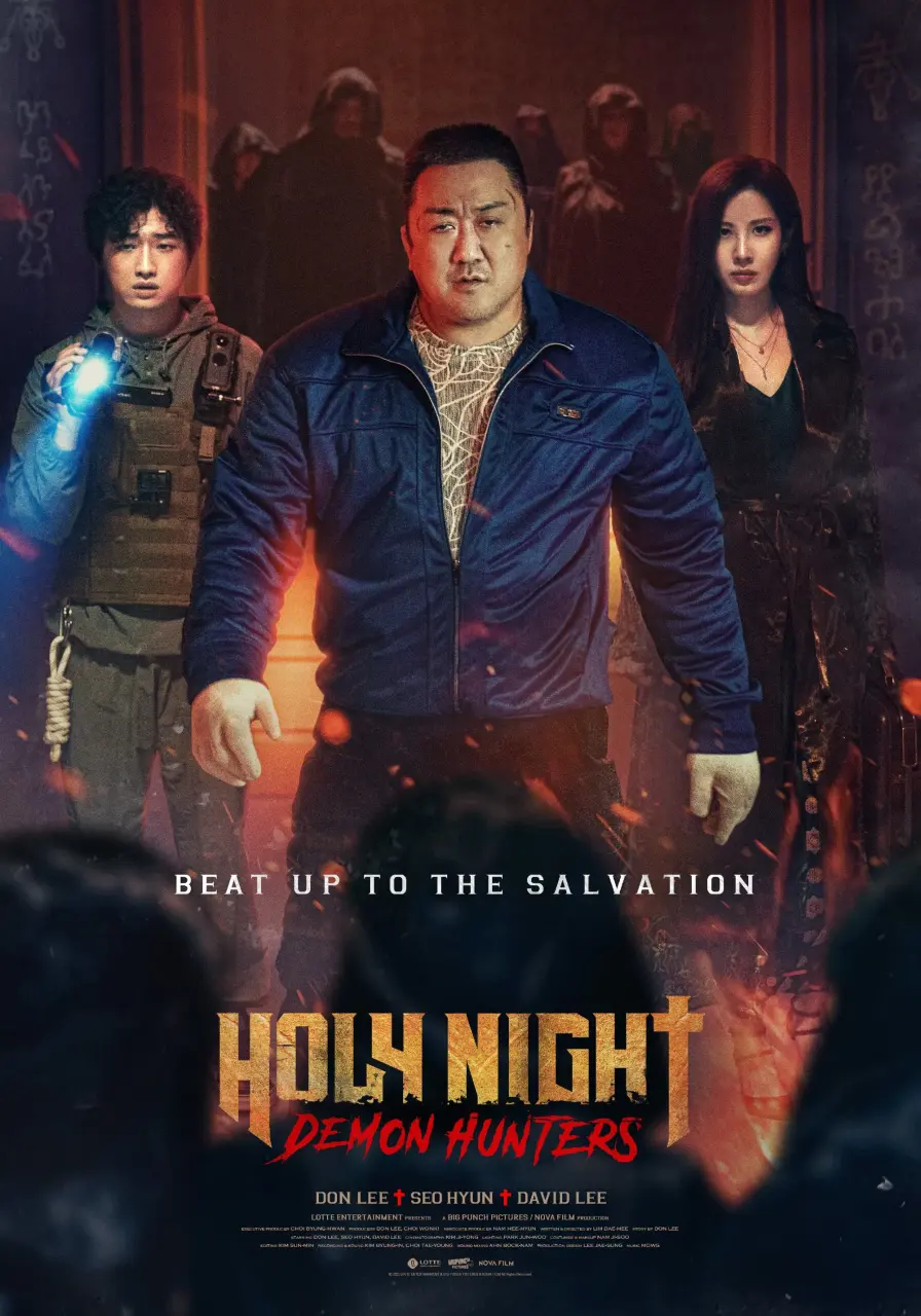 Holy Night: Demon Hunters (2025) KOREAN 1080p WEBRip x265 HEVC | English Sub (Official) | B0NE