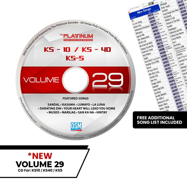 Platinum Karaoke For KS-Series Volume 29 [ISO]