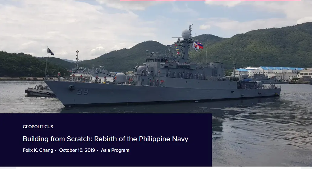 Building from Scratch Rebirth of the Philippine Navy