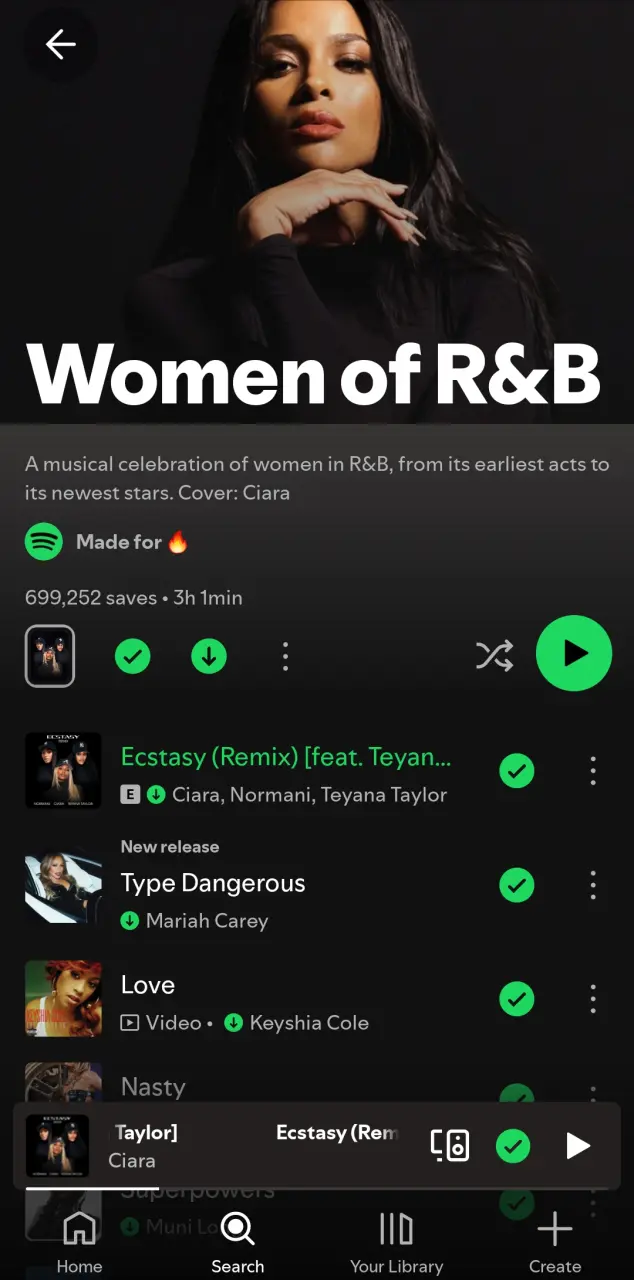 Women of R&B | Spotify