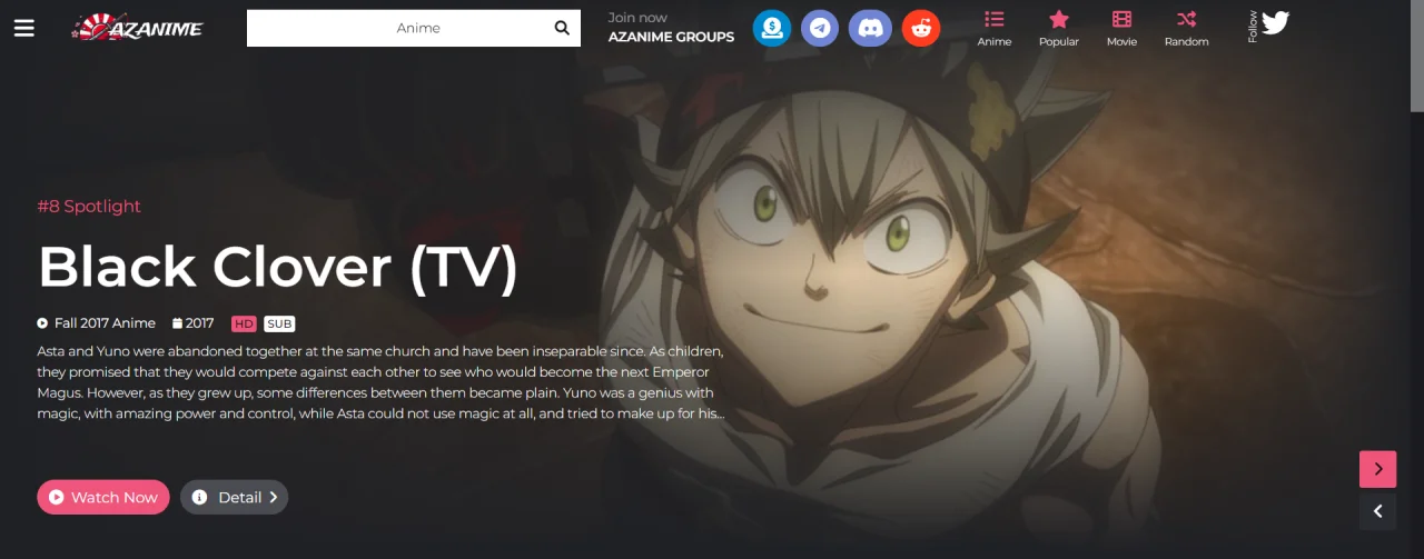 ANIME WEBSITES LIKE HIANIME