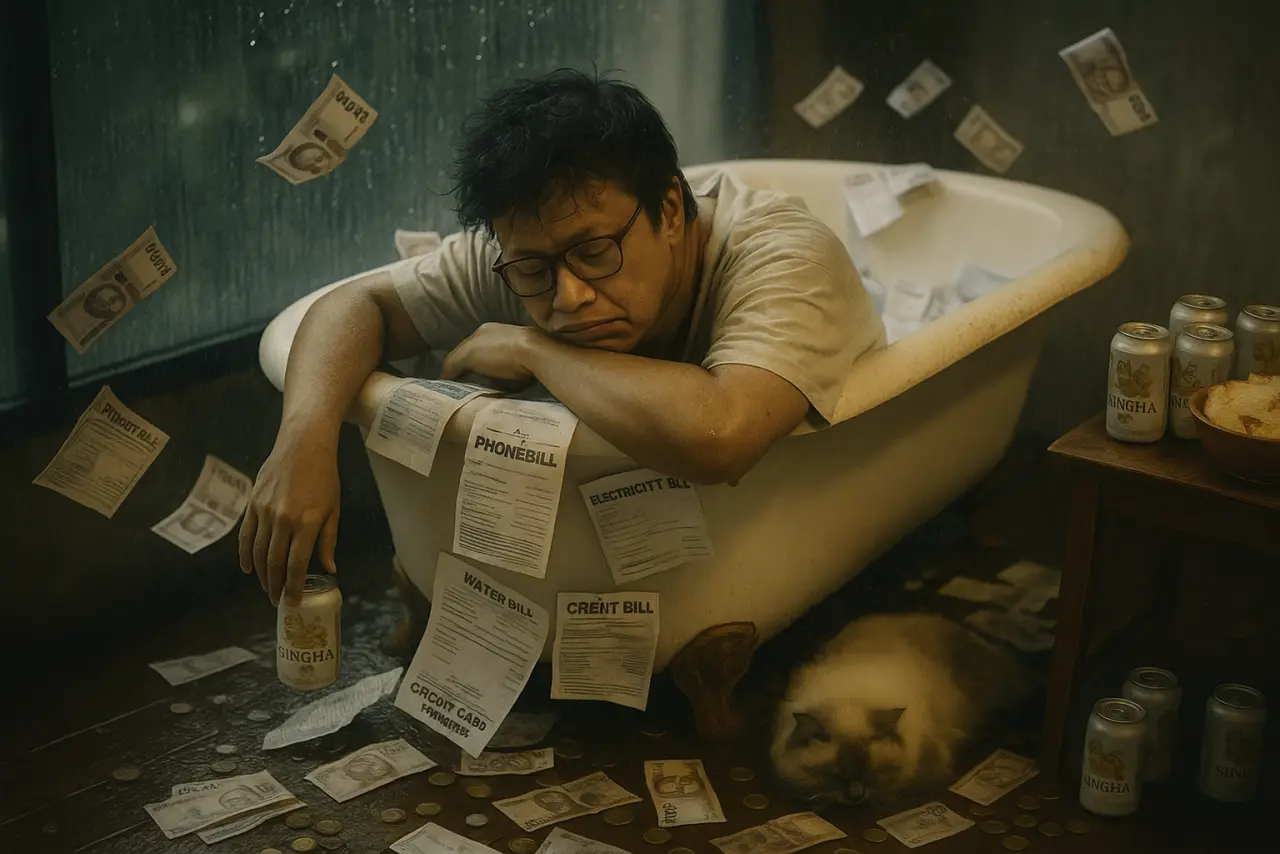 20250621_2135_Bathtub Bills Chaos_remix_01jy9b30y2ebjrdczj3dpxkvdv.webp