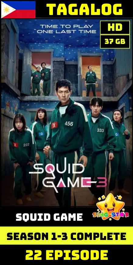 Squid Games Season 1 2 3 Tagalog Dubbed