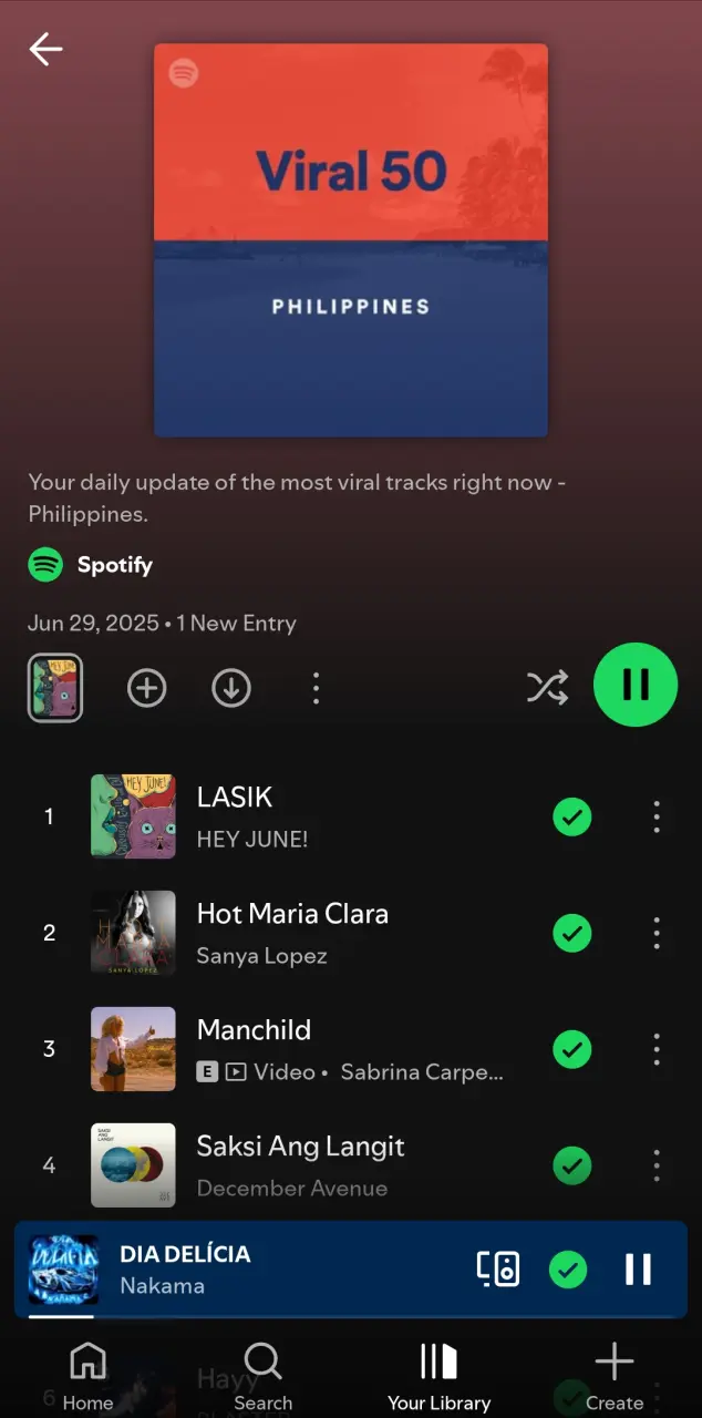Viral 50 - Philippines | June 29, 2025