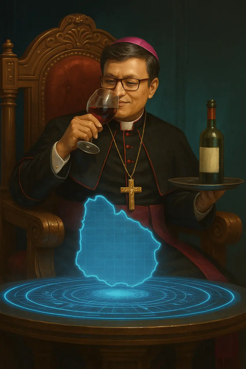 20250629_1329_Holographic Map and Wine_remix_01jyx2gdjxfs294t50r9qtrm75.webp