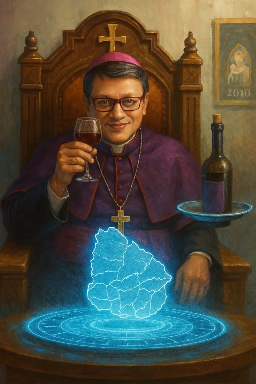 20250629_1329_Holographic Map and Wine_remix_01jyx2gdjyen5rremb7kmnwn3a.webp