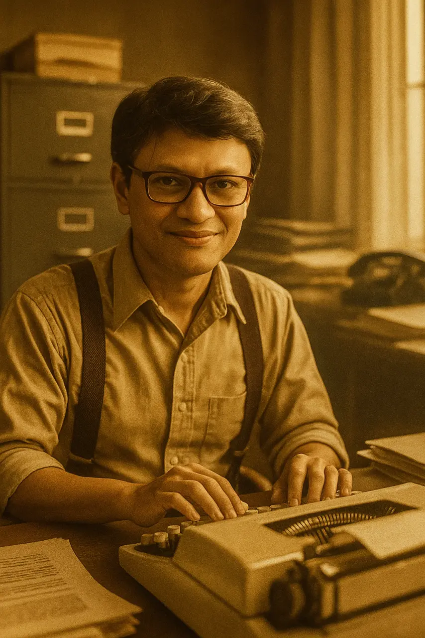 20250630_1759_Vintage Office Typing_remix_01jz04a2rffqcb4c121y3sjsvg.webp