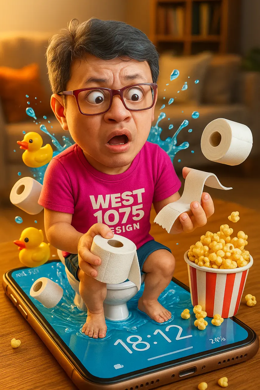 20250702_1225_Chibi Chaos in Bathroom_remix_01jz4p1nfdfn19550rtxaxe3fb.webp