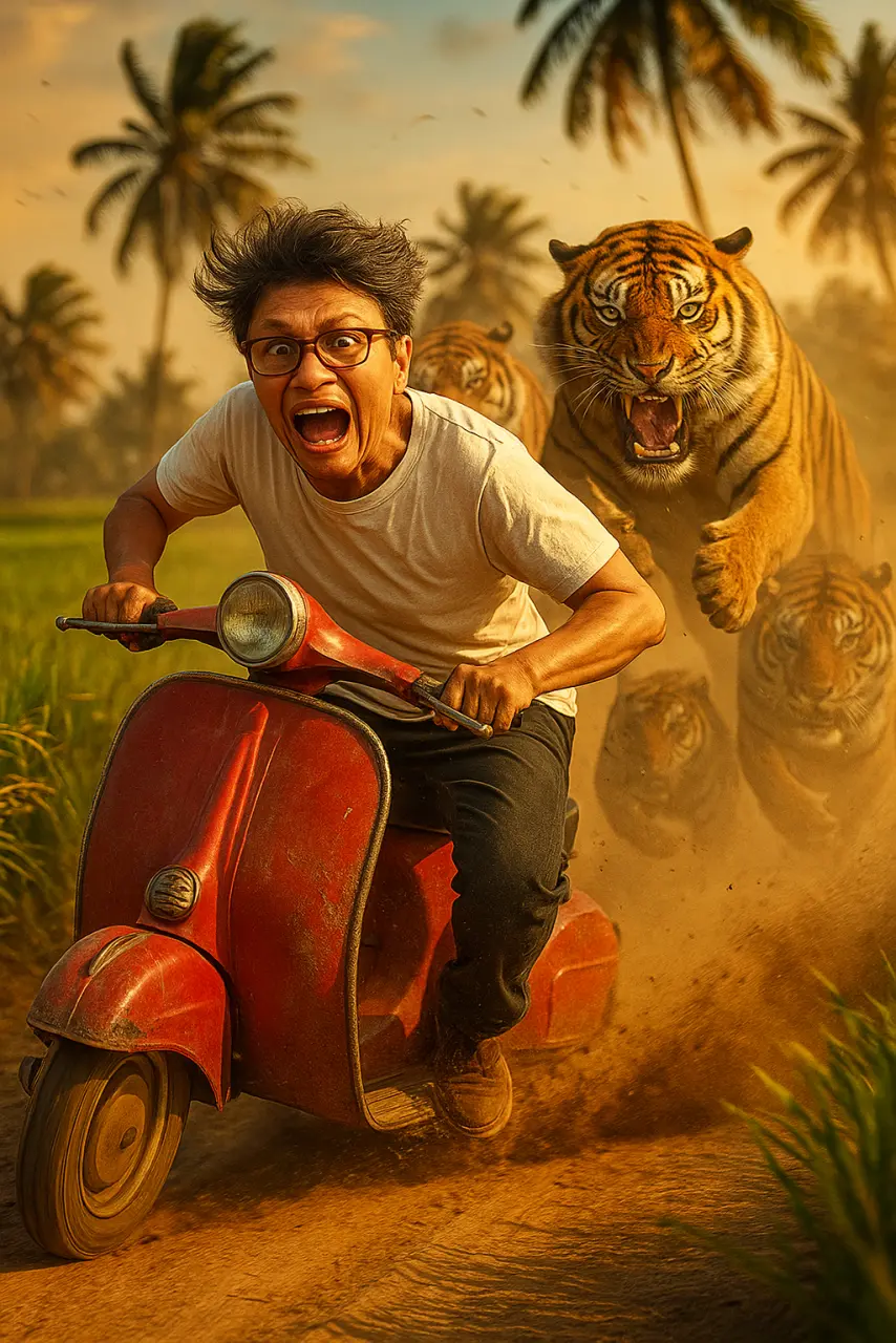 20250702_2221_Comedic Scooter Chase_remix_01jz5r35rrfv9tg4r8dspctm21.webp