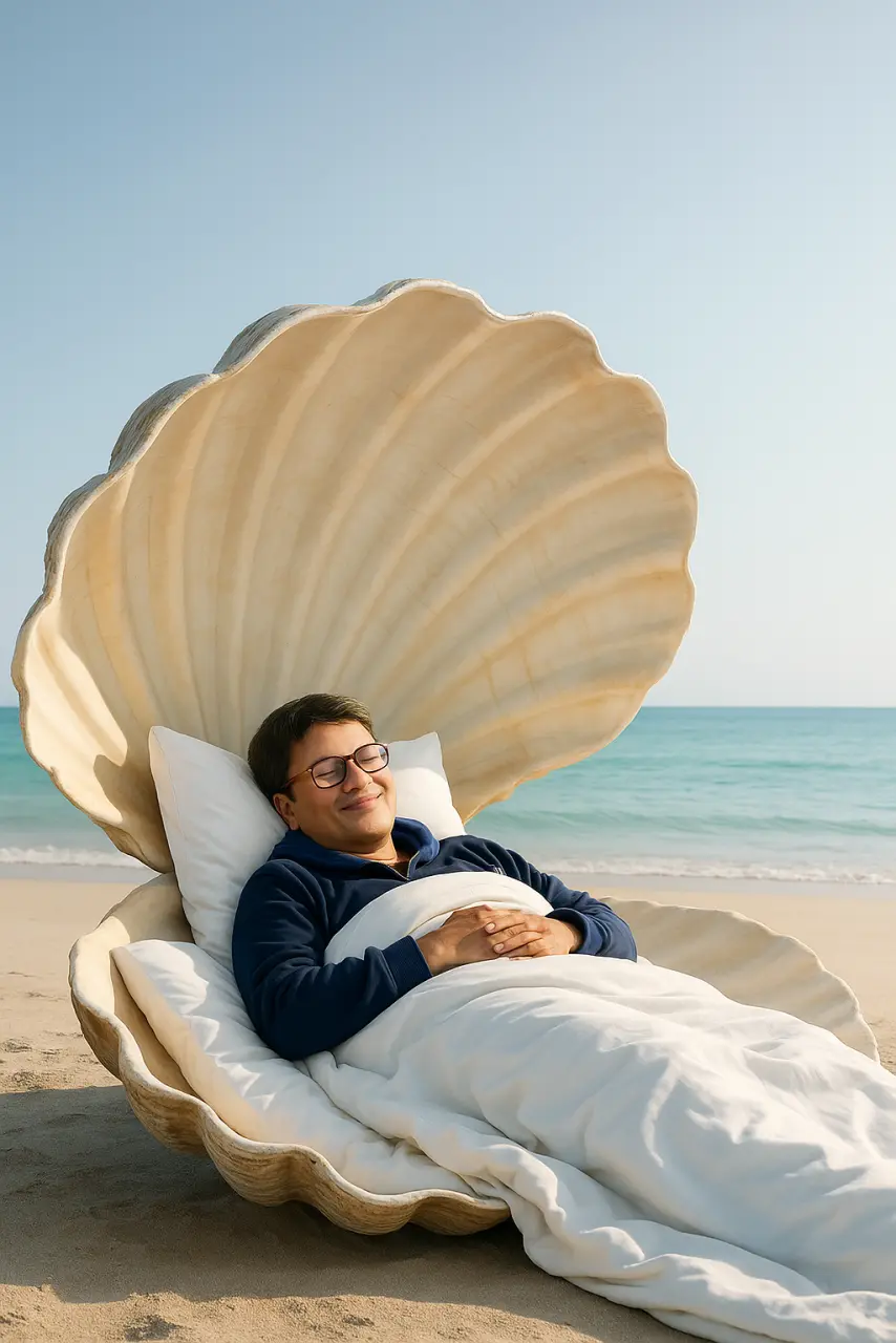 20250703_0611_Serene Clamshell Escape_remix_01jz6jxrmnfc1s2d029k5fc9gw.webp