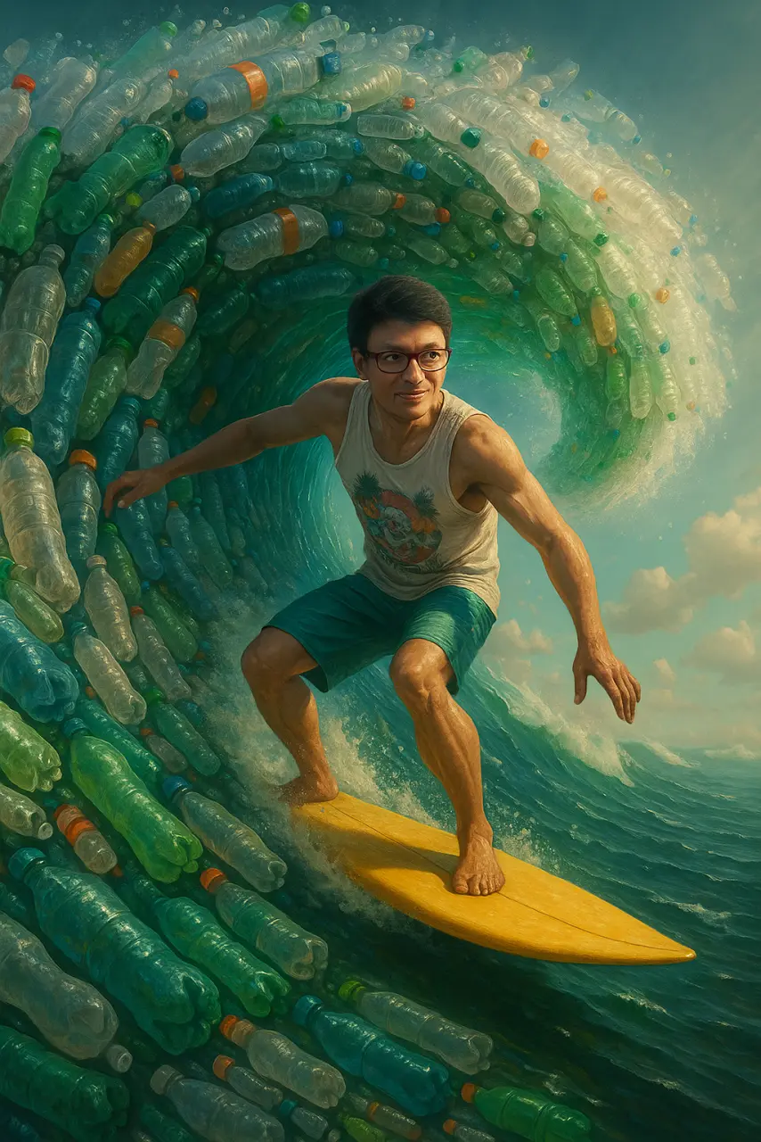 20250703_0643_Surfer on Plastic Wave_remix_01jz6msey1fw2sm1qy88z0p0vx.webp
