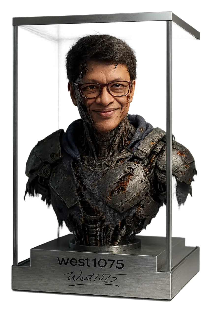 20250705_2113_Futuristic Robotic Bust_remix_01jzdbeb07ewe9g8d0411001bf.webp