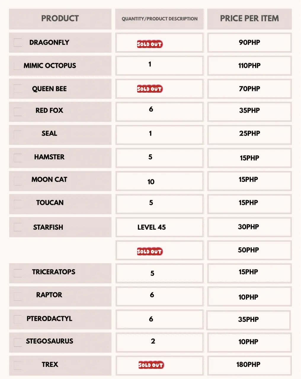 Beige Bordered Product Inventory Planner.webp
