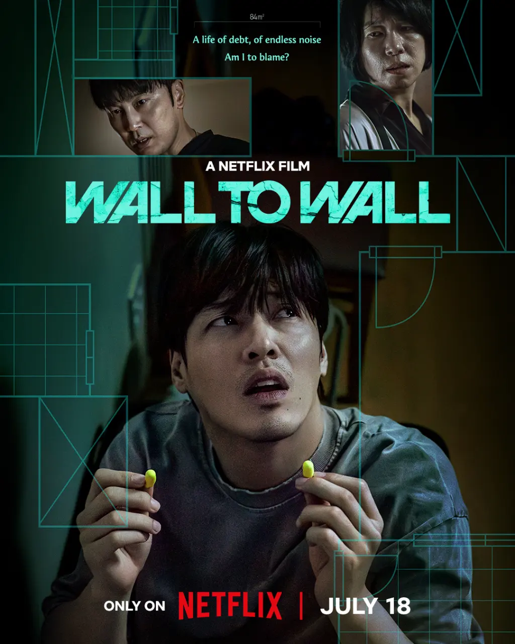 Wall to Wall (2025) 1080p WEB-DL x265 | Dual Audio KOR-ENG | English Sub | Katm
