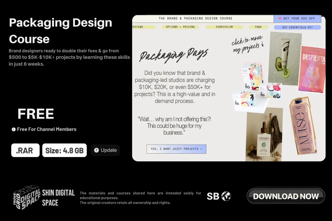 packaging telegram course.webp